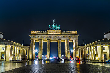 Image showing Brandenburg Gate in Berlin - Germany