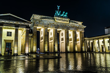 Image showing Brandenburg Gate in Berlin - Germany