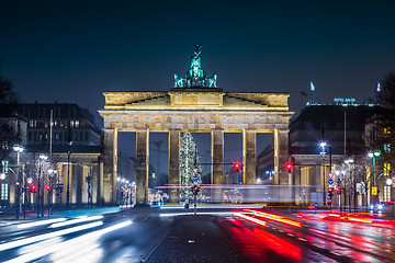 Image showing Brandenburg Gate in Berlin - Germany