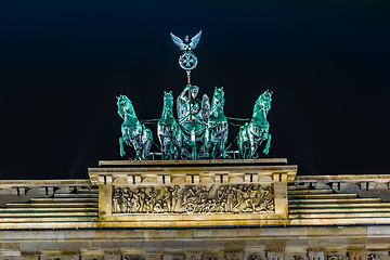 Image showing Brandenburg Gate in Berlin - Germany