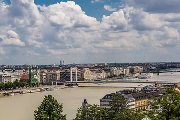 Image showing Liberty Bridge in Budapest.