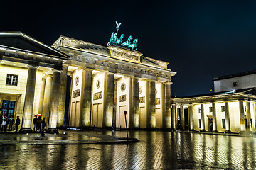 Image showing Brandenburg Gate in Berlin - Germany