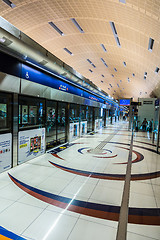 Image showing Dubai Metro Terminal in Dubai, United Arab Emirates.