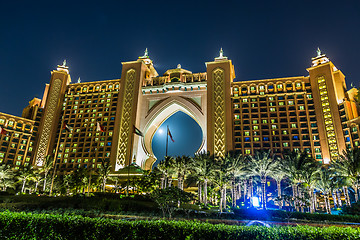 Image showing Atlantis, The Palm Hotel in Dubai, United Arab Emirates