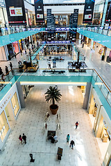 Image showing Interior View of Dubai Mall - world\'s largest shopping mall