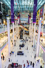 Image showing Interior View of Dubai Mall - world\'s largest shopping mall