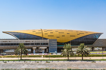 Image showing Dubai Marina Metro Station, United Arab Emirates
