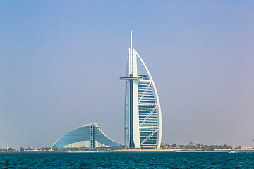 Image showing Burj Al Arab is a luxury 5 stars hotel