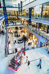 Image showing Interior View of Dubai Mall - world\'s largest shopping mall