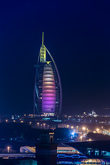 Image showing Burj Al Arab is a luxury 5 stars hotel