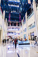 Image showing Interior View of Dubai Mall - world\'s largest shopping mall