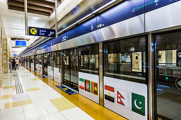 Image showing Dubai Metro Terminal in Dubai, United Arab Emirates.