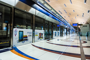 Image showing Dubai Metro Terminal in Dubai, United Arab Emirates.