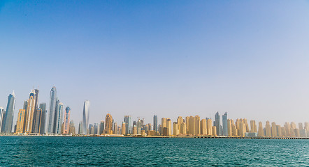 Image showing Dubai Marina cityscape, UAE