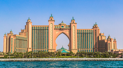 Image showing Atlantis, The Palm Hotel in Dubai, United Arab Emirates