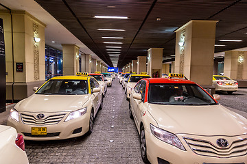 Image showing Dubai taxi