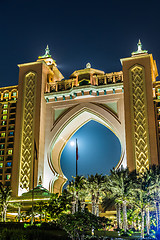 Image showing Atlantis, The Palm Hotel in Dubai, United Arab Emirates