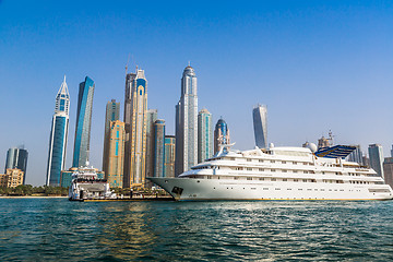 Image showing Dubai Marina cityscape, UAE