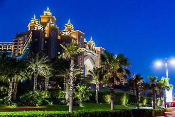 Image showing Atlantis, The Palm Hotel in Dubai, United Arab Emirates