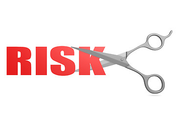 Image showing Cut risk isolated