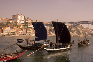 Image showing EUROPE PORTUGAL PORTO RIBEIRA OLD TOWN DOURO RIVER