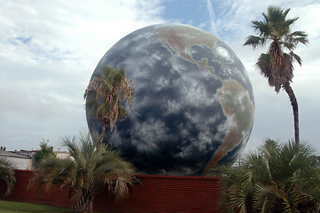 Image showing Giant globe