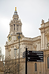 Image showing st paul cathedral in  old construction and religion