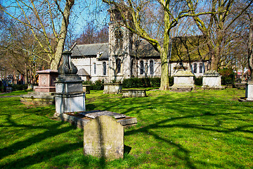 Image showing in cemetery     england europe old construction and    history