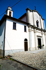 Image showing old architecture in italy europe milan   sunlight