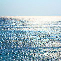 Image showing foam and froth in the sea of mediterranean greece