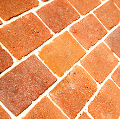 Image showing brick in  italy old wall and texture material the background