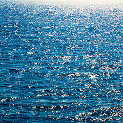 Image showing in mediterranean see greece island and the  background    