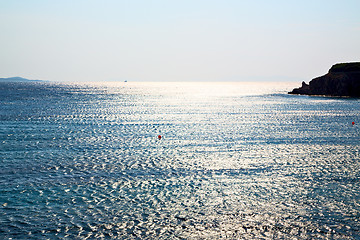 Image showing foam and froth in the sea   greece