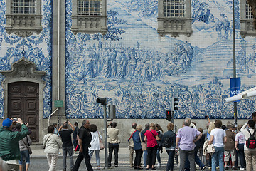 Image showing EUROPE PORTUGAL PORTO RIBEIRA OLD TOWN CHURCH