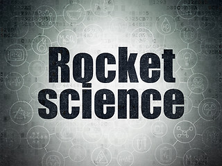 Image showing Science concept: Rocket Science on Digital Paper background