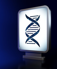 Image showing Healthcare concept: DNA on billboard background