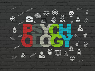 Image showing Health concept: Psychology on wall background