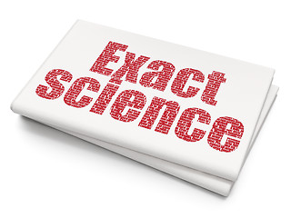 Image showing Science concept: Exact Science on Blank Newspaper background