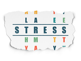 Image showing Medicine concept: Stress in Crossword Puzzle