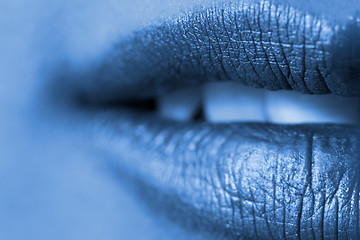 Image showing bright lips