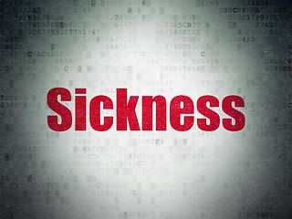 Image showing Health concept: Sickness on Digital Paper background