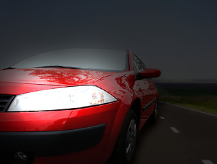 Image showing Red car