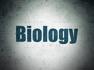 Image showing Science concept: Biology on Digital Paper background