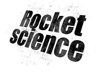 Image showing Science concept: Rocket Science on Digital background