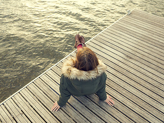 Image showing A day on the lake