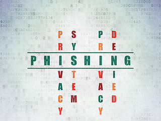 Image showing Security concept: Phishing in Crossword Puzzle