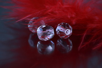 Image showing Glass pearls