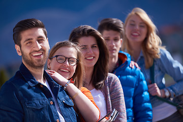 Image showing happy students group