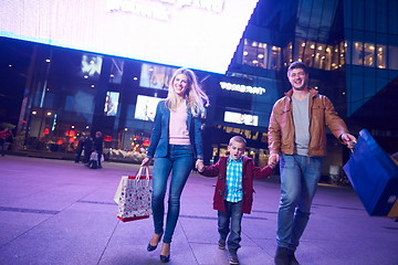 Image showing Group Of Friends Enjoying Shopping