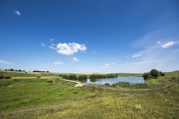 Image showing Blue lake